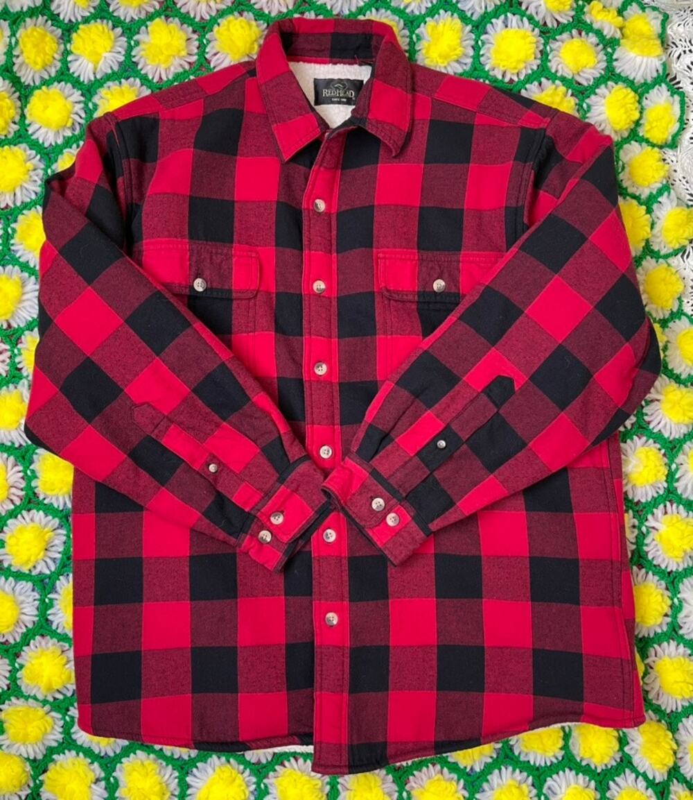RedHead Fleece Lined Red Flannel Jacket